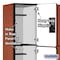 Salsbury Industries 3 Tier Designer Locker, 54"Wx76"Hx18"D, 9 Door, Cherry 18-23368CHE - alternate 4